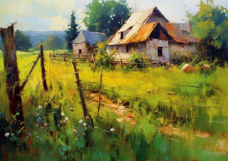 乡村道路和房屋卡通背景,插画/手绘图,插画/手绘图库,插画/手绘图下载,插画/手绘